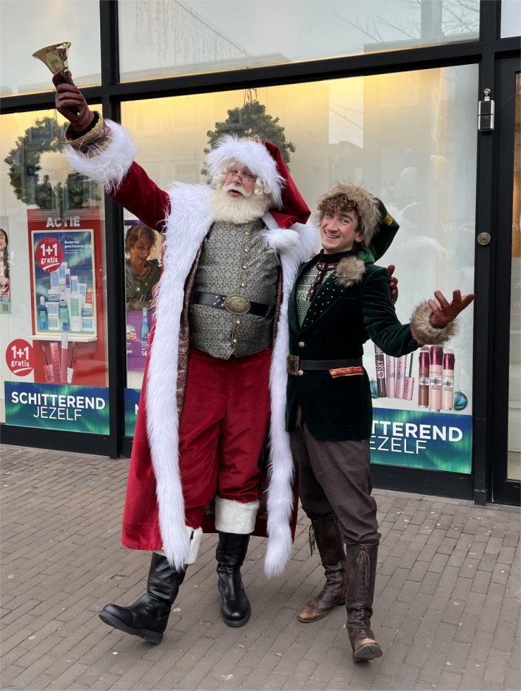 Santa & Mrs Claus boekt u bij www.kwekel-evenementen.nl