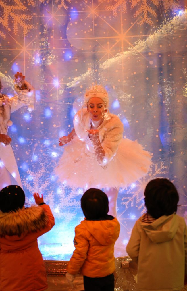 Ballerina in de Snowglobe, www.kerst-entertainment.nl